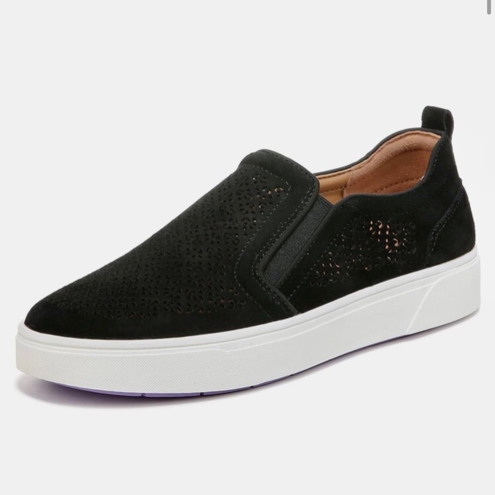 Vionic Black Slip-On Sneakers